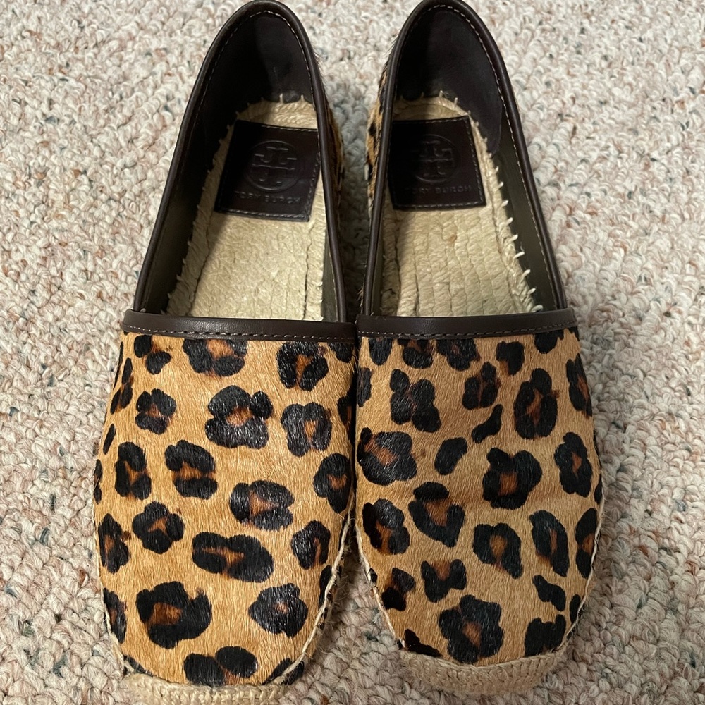 Tory Burch calf hair espadrilles 6.5